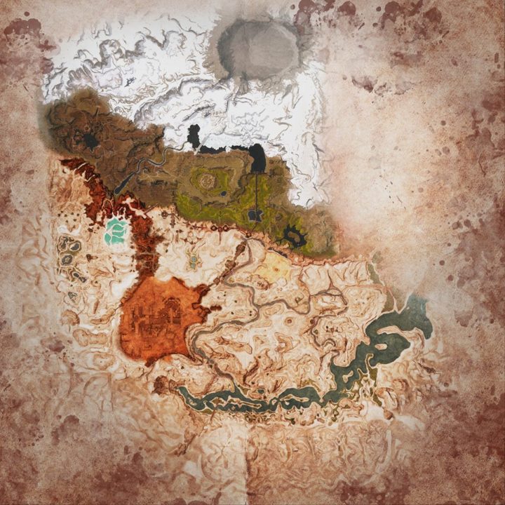 Conan exiles карта телепортов