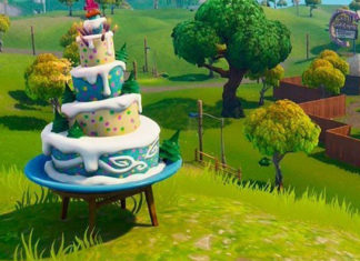 Urodziny Fortnite Battle Royale: gdzie znaleźć torty na mapie